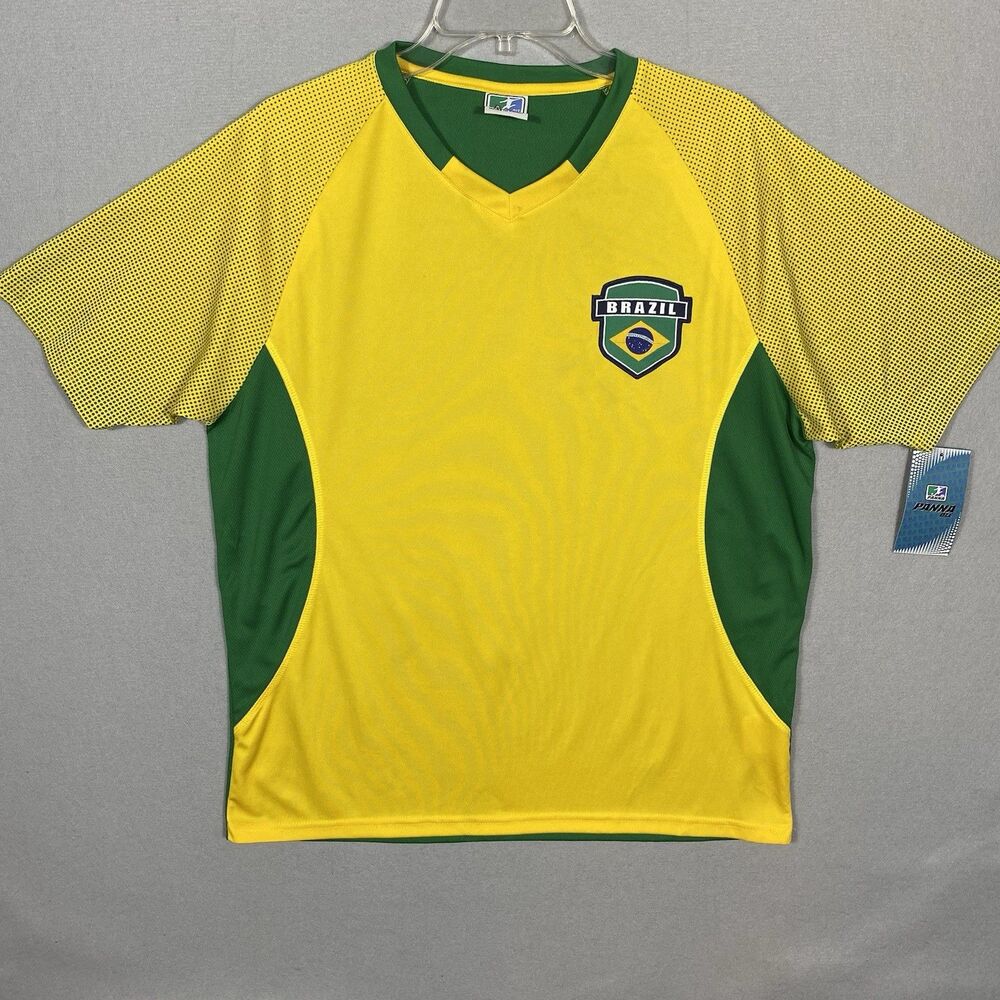 New Panna Brazil Football Club Jersey Soccer Adult Medium